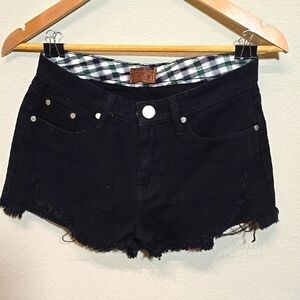 POL Black Denim Women's Shorts, Size Small, NWOT